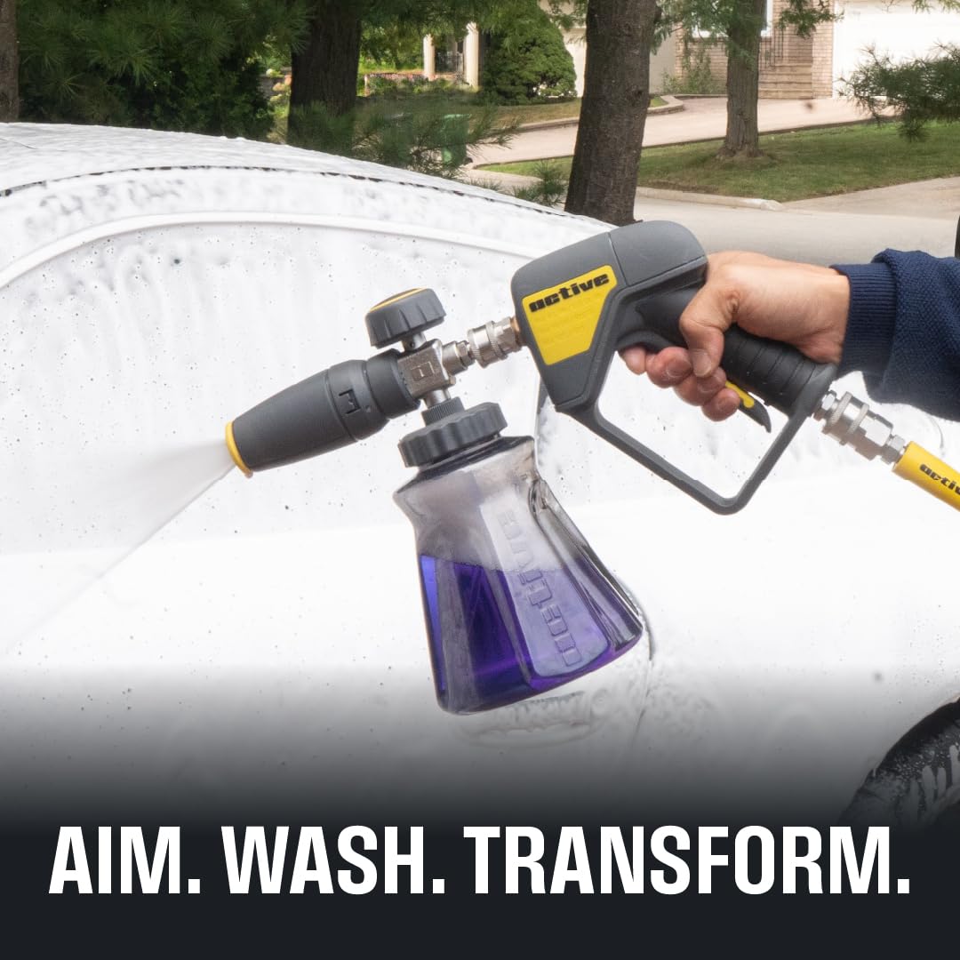 Active Premium Foam Cannon for Pressure Washers, 1000ml Car Wash